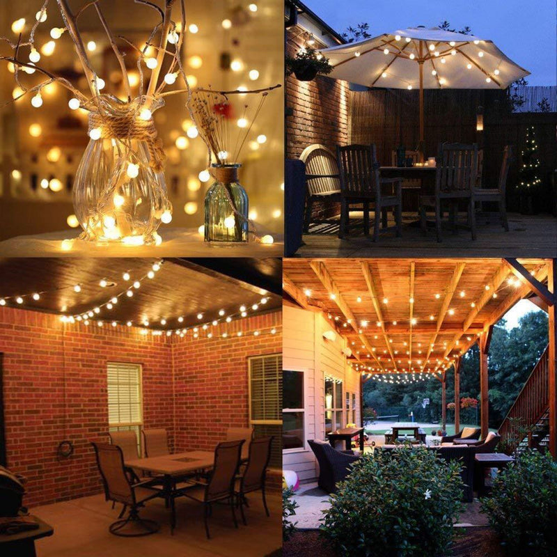 Globe String Lights - Battery Operated - For Indoor Outdoor Wedding Party  Festival Decoration