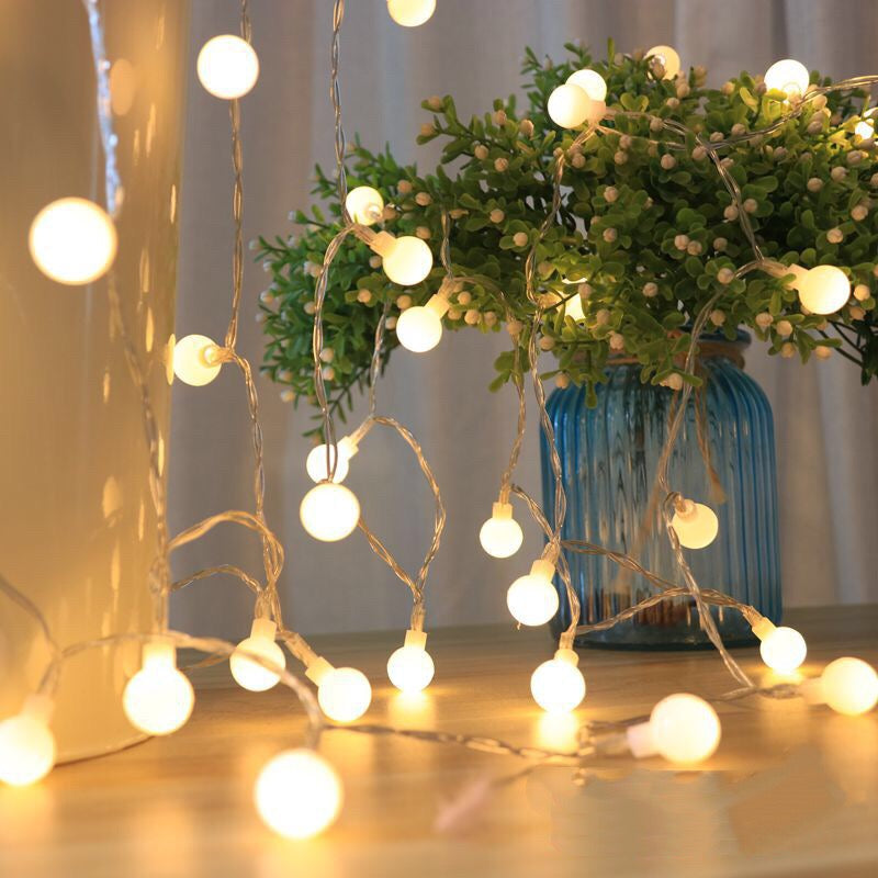 Globe String Lights - Battery Operated - For Indoor Outdoor Wedding Party  Festival Decoration