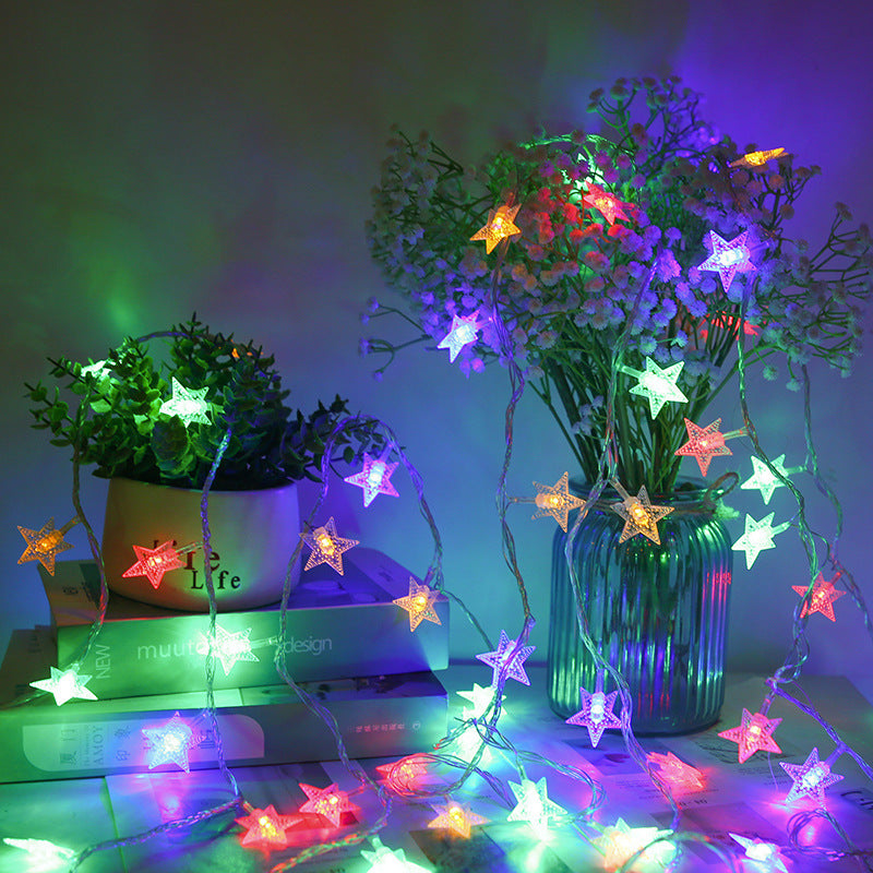 Star String Lights - Battery Operated - For Indoor Outdoor Wedding Party  Festival Decoration