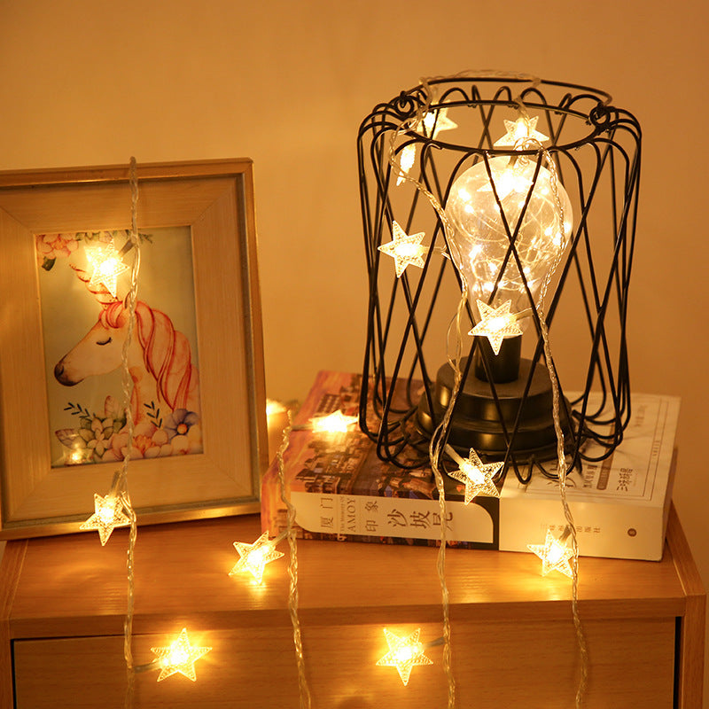 Star String Lights - Battery Operated - For Indoor Outdoor Wedding Party  Festival Decoration