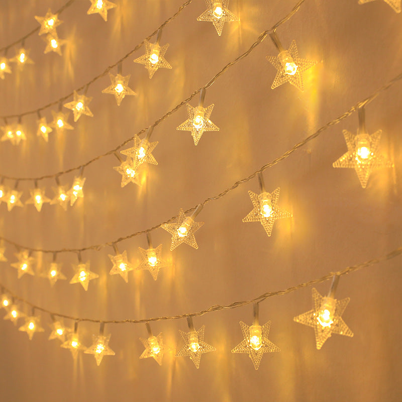 Star String Lights - Battery Operated - For Indoor Outdoor Wedding Party  Festival Decoration