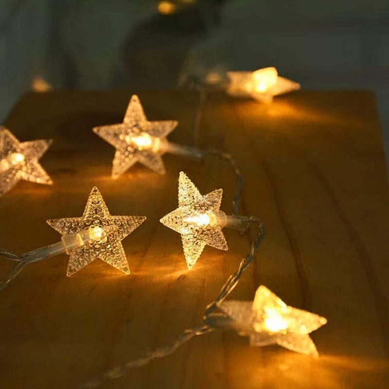 Star String Lights - Plug-in & USB Powered - CCC Plug - For Indoor Outdoor Wedding Party  Festival Decoration