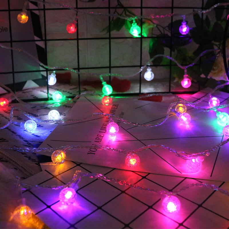 Bubble Ball String Lights - Battery Operated - For Indoor Outdoor Wedding Party  Festival Decoration