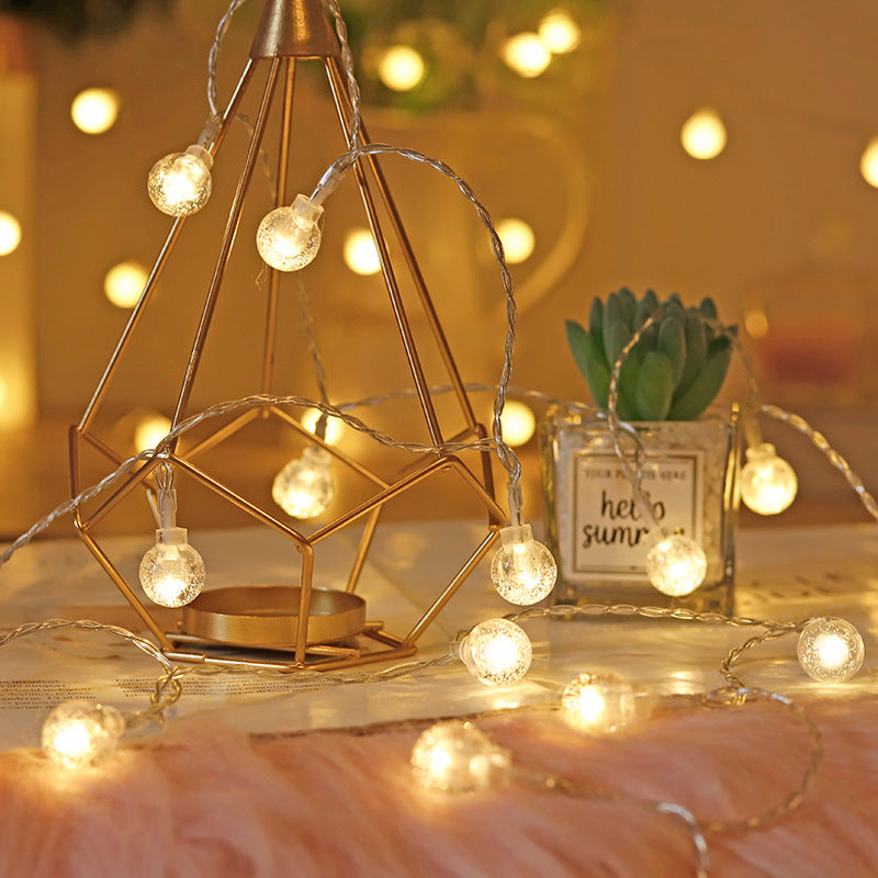 Bubble Ball String Lights - Battery Operated - For Indoor Outdoor Wedding Party  Festival Decoration