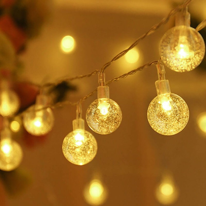 Bubble Ball String Lights - EU Plug - For Indoor Outdoor Wedding Party  Festival Decoration