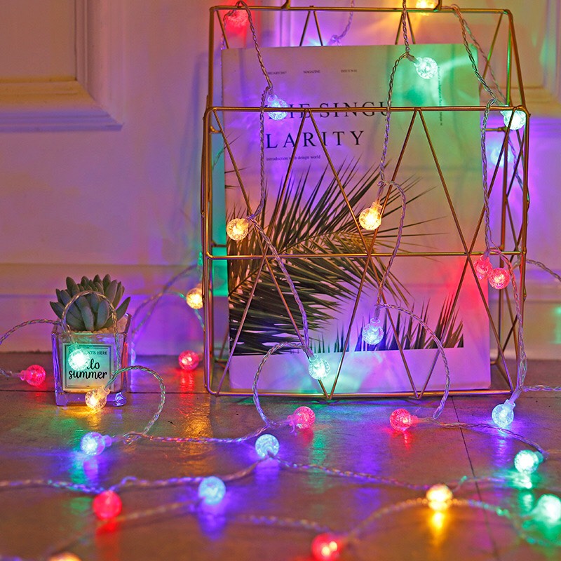 Bubble Ball String Lights - EU Plug - For Indoor Outdoor Wedding Party  Festival Decoration
