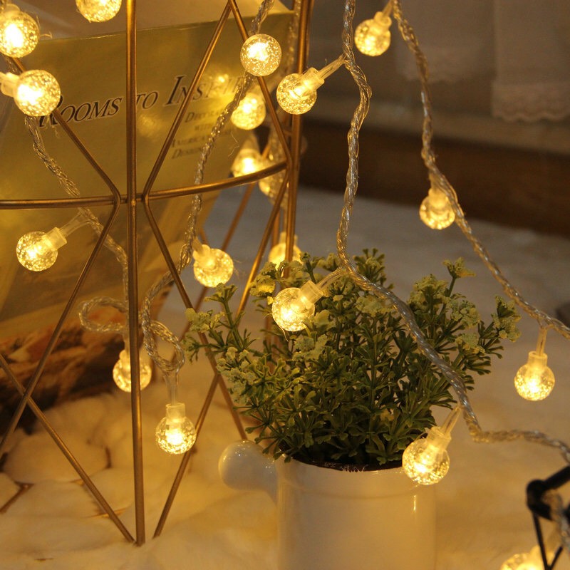 Bubble Ball String Lights - EU Plug - For Indoor Outdoor Wedding Party  Festival Decoration