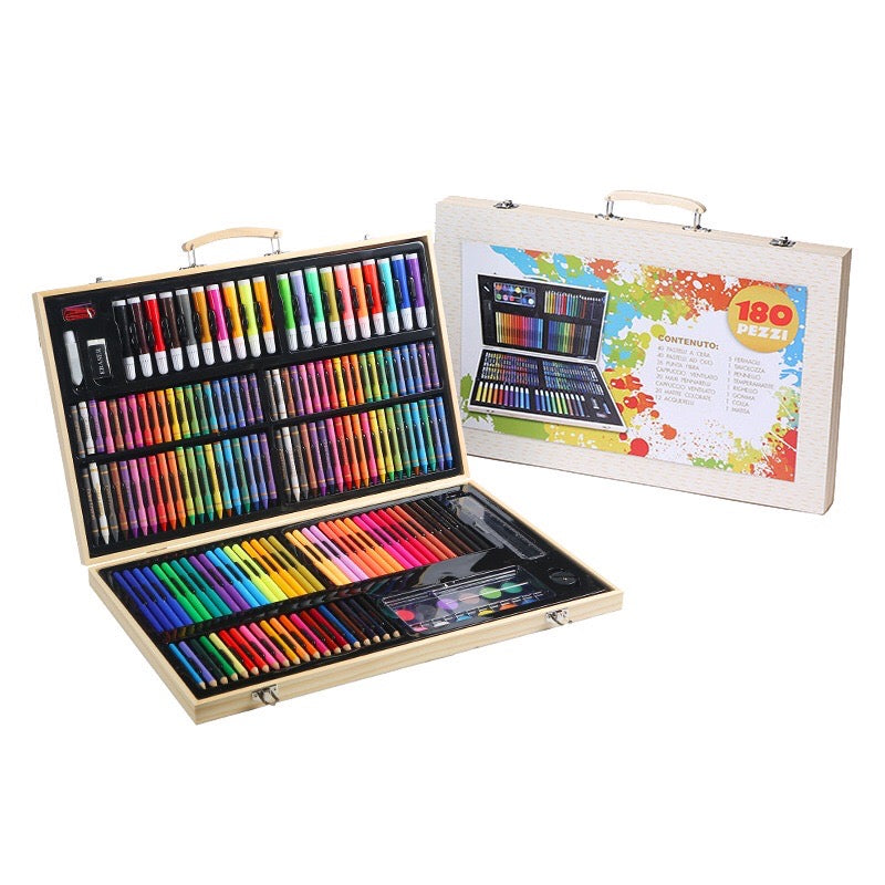 Painting Series Set - Value 180 Count Set - Wooden Gift Box