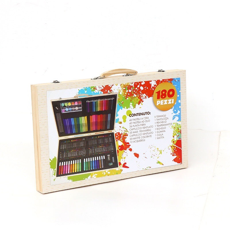 Painting Series Set - Value 180 Count Set - Wooden Gift Box