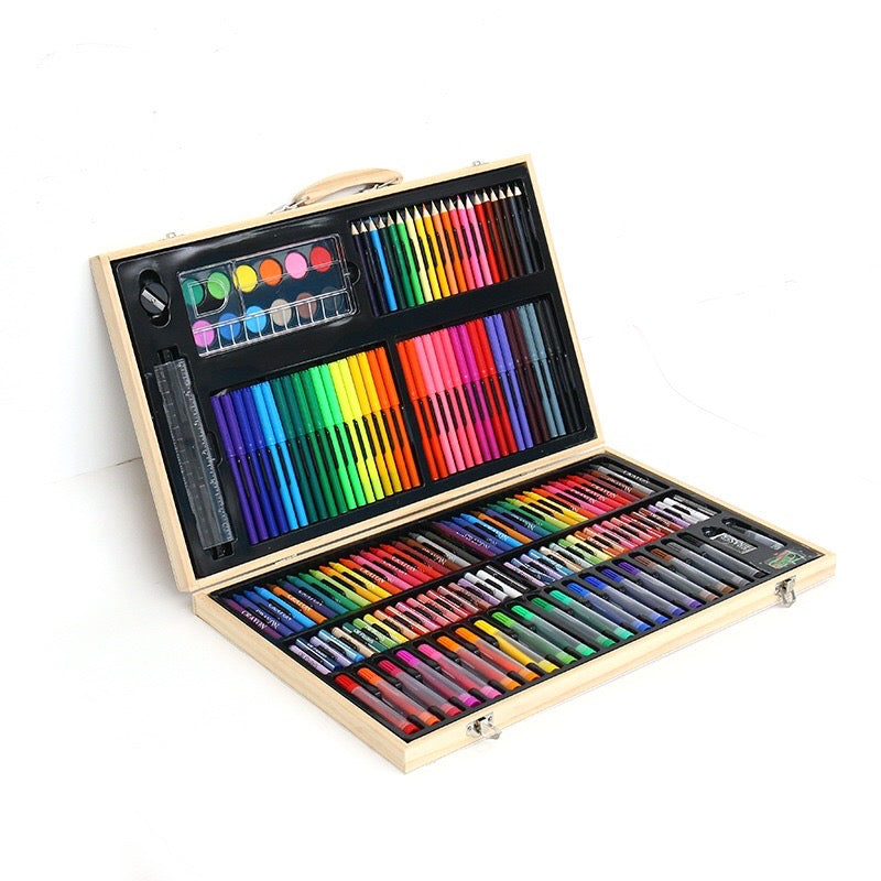 Painting Series Set - Value 180 Count Set - Wooden Gift Box