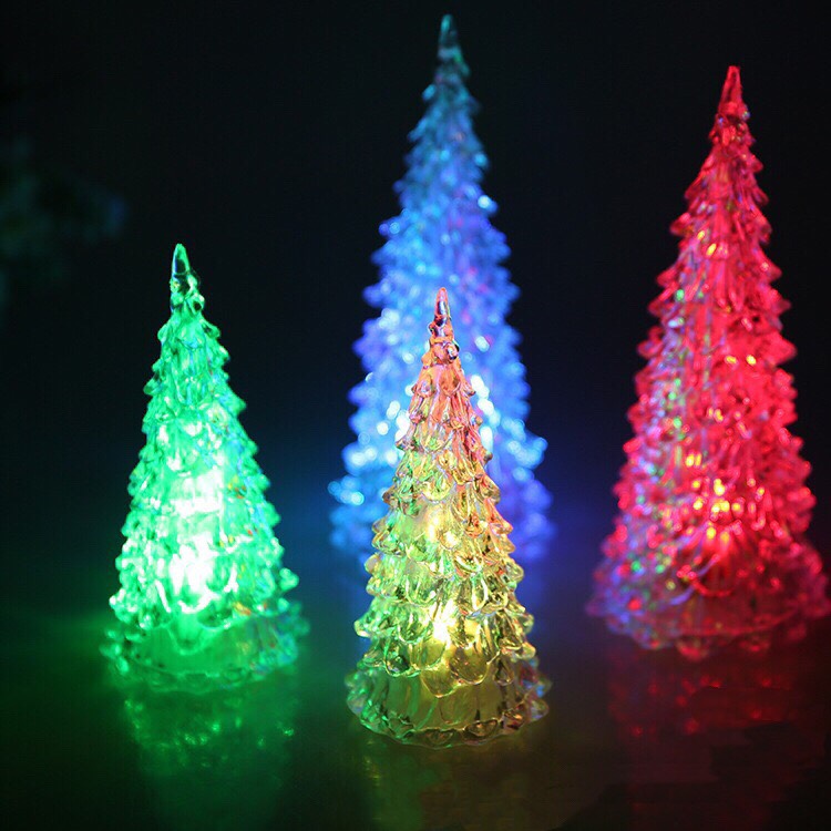 Christmas Night Light - Glowing Christmas Tree Lamp - LED Xmas Tree - Home Shop Mall Decoration