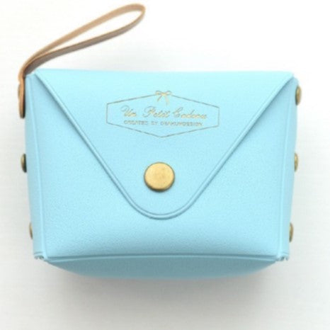 Small Coin Purse Change Wallet - Candy Color - PU Leather Waterproof