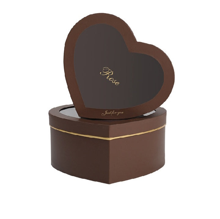 Gift Box - Phnom Penh Hollow Flower and Fruit Box -  Heart Shape One Piece for Wrapping Gifts