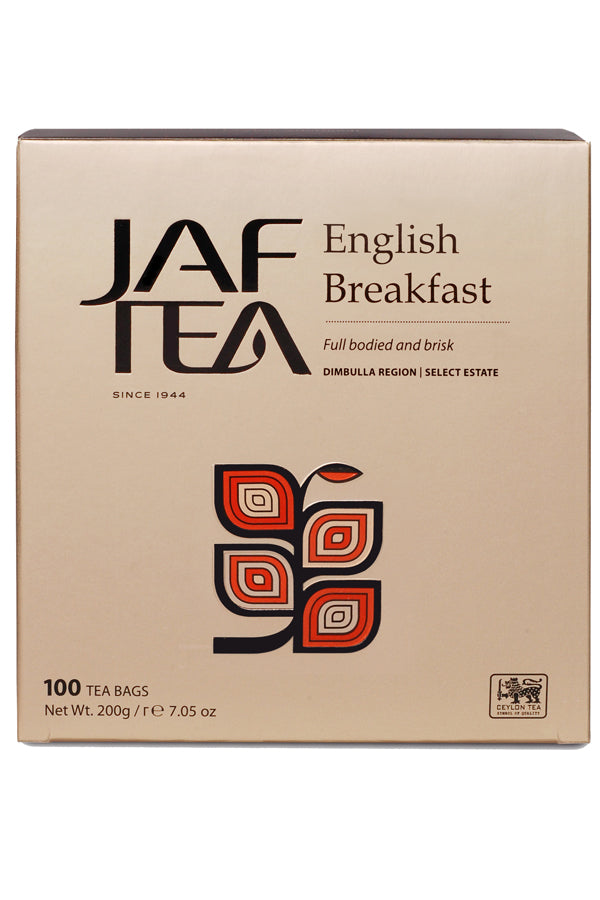 JAF TEA - Tea Bag - English Breakfast - Regular Tea Bags 100×2g