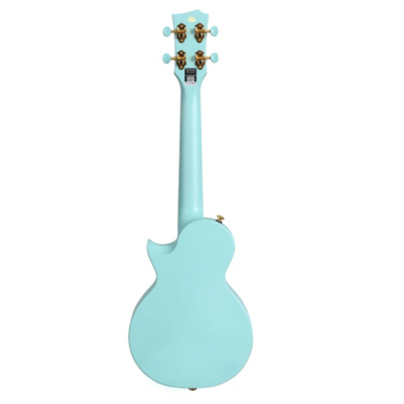 Enya NOVA U Concert 23” Ukulele - Blue - Carbon Fiber Travel Ukulele  - With Beginner Kit includes Case, Picks (2 pcs), Strap, Strings, Capo and Polish Cloth