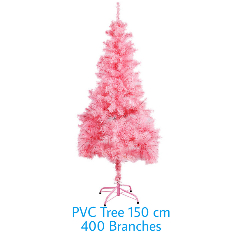 Christmas Tree - PVC Tree - Pink - 60 cm / 90 cm / 150 cm