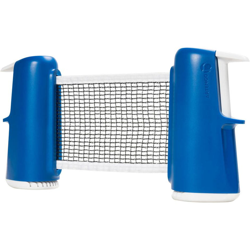Indoor Table Tennis Set with Rollnet + 2 Paddles + 2 Balls