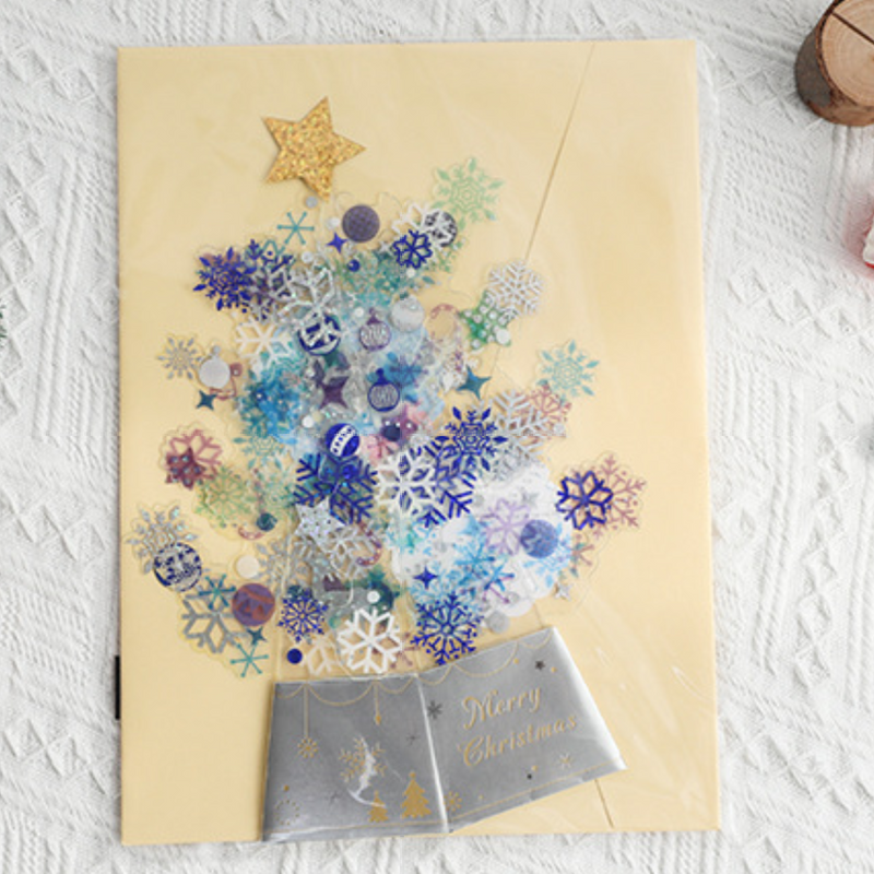 Christmas 3D Pop Up Card - Dream Crystal Christmas Tree Ornament