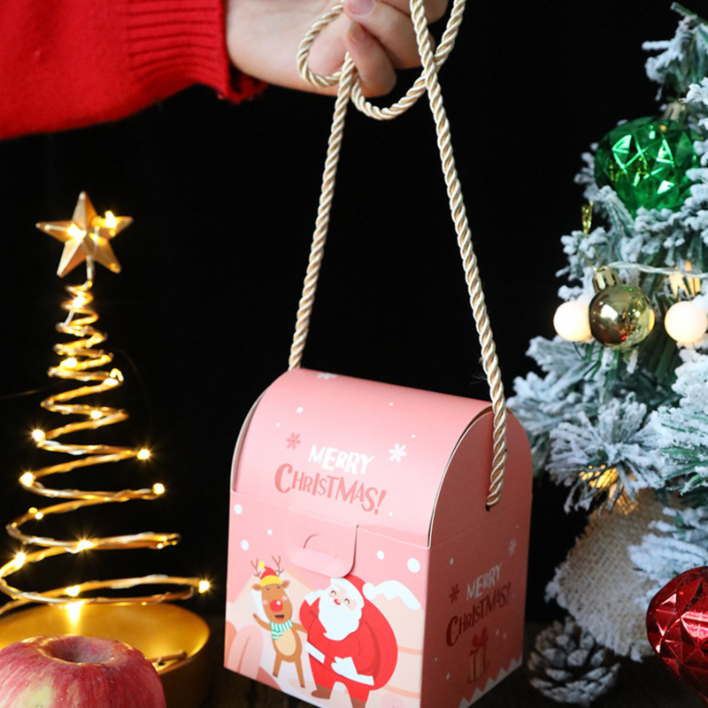 Christmas Packaging - Christmas Handheld and Slanted Gift Paper Box