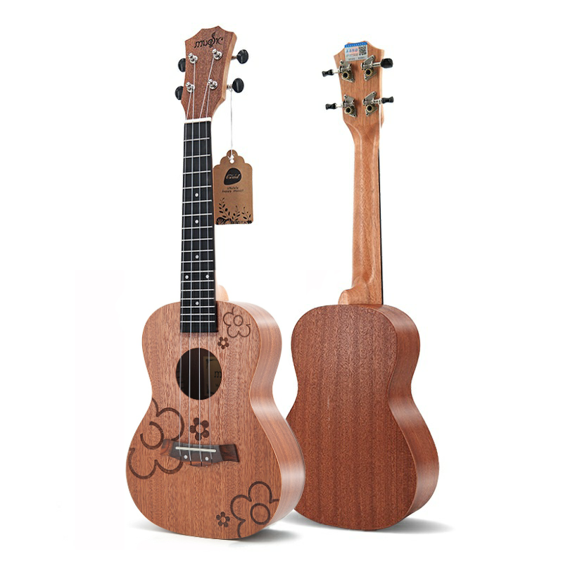 Multi-layer Plywood Material 23" Ukulele - Sapele Top Flower