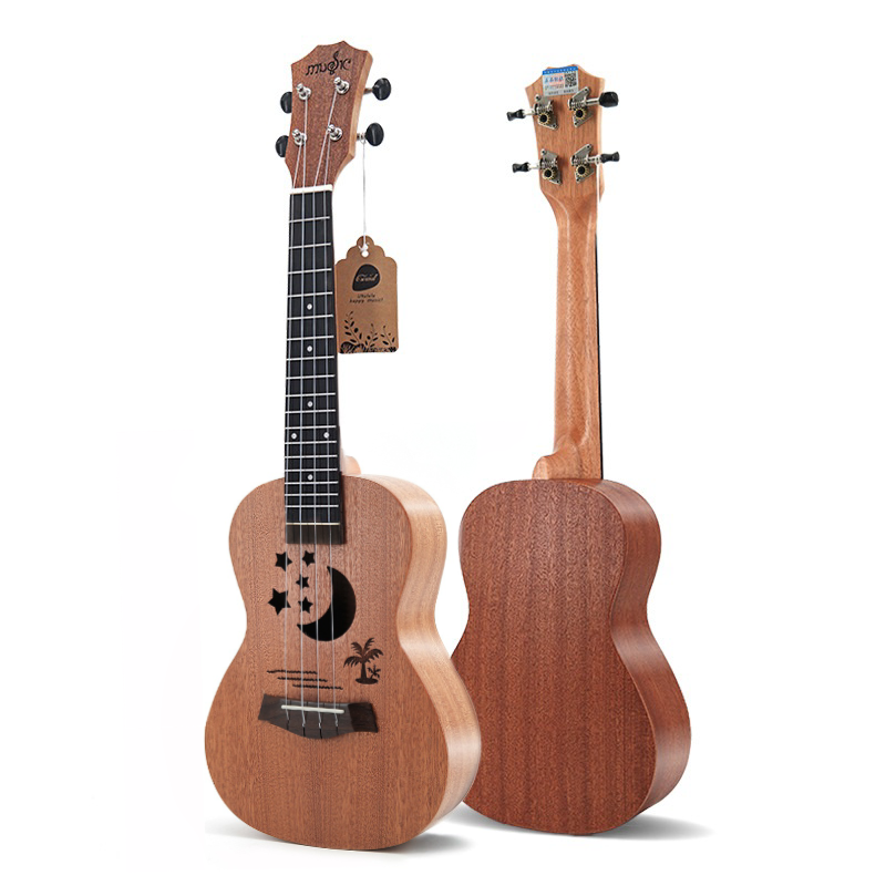 Multi-layer Plywood Material 23" Ukulele - Sapele Top Stars and Moon