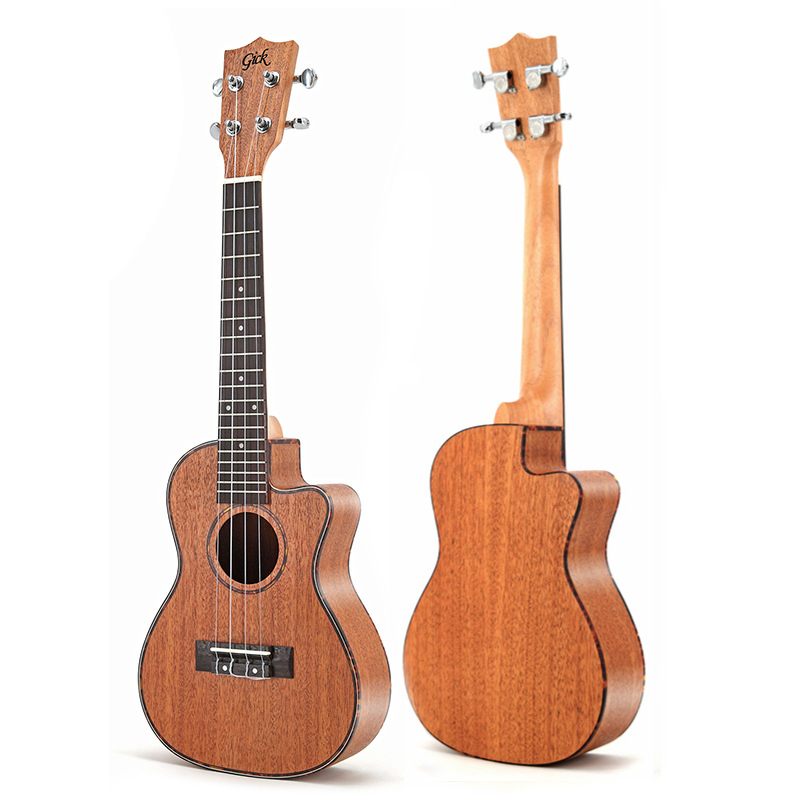 Multi-layer Plywood Material 23" Ukulele - Mahogany Top Cutaway