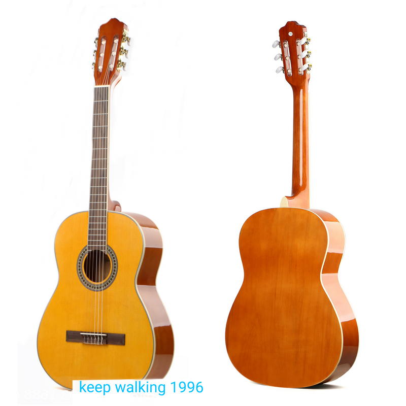 Classical Deviser 39" Guitar - Yellow – Spruce Wood Top