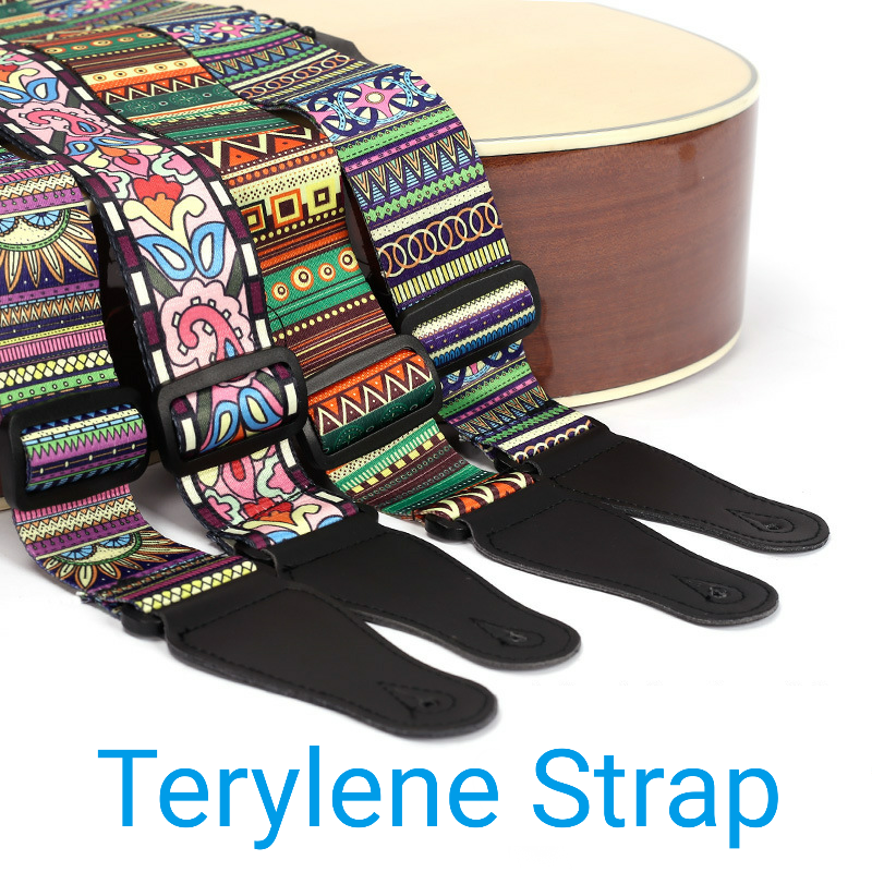 Guitar Strap for Guitar and Ukulele - Terylene Materials