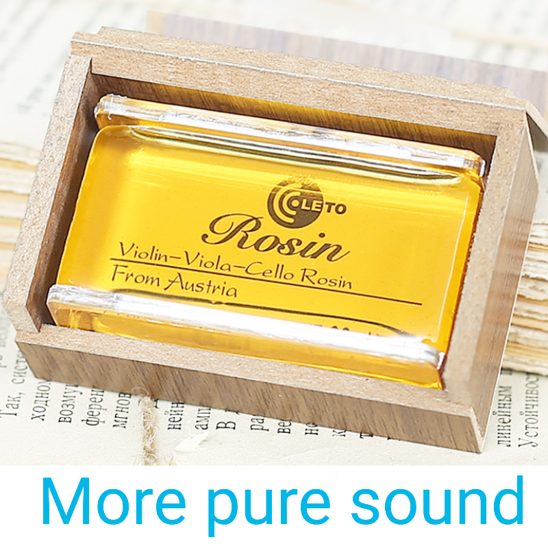 Violin Accesories - High Quality Rosin for Violin & Viola & Cello Light and Low Dust