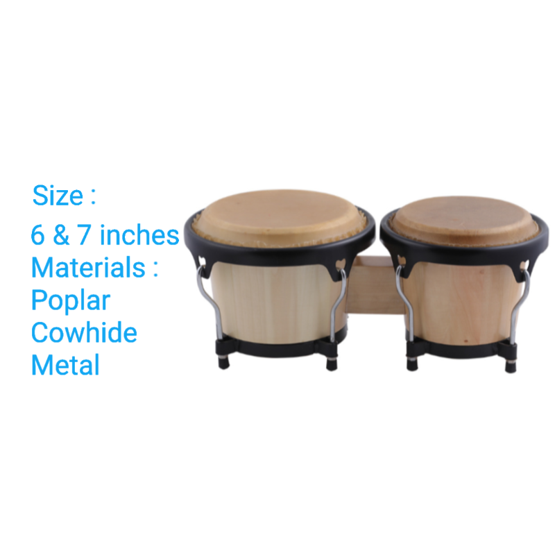 Drum - Bongo Drum 6 & 7 Inches - Cowhide