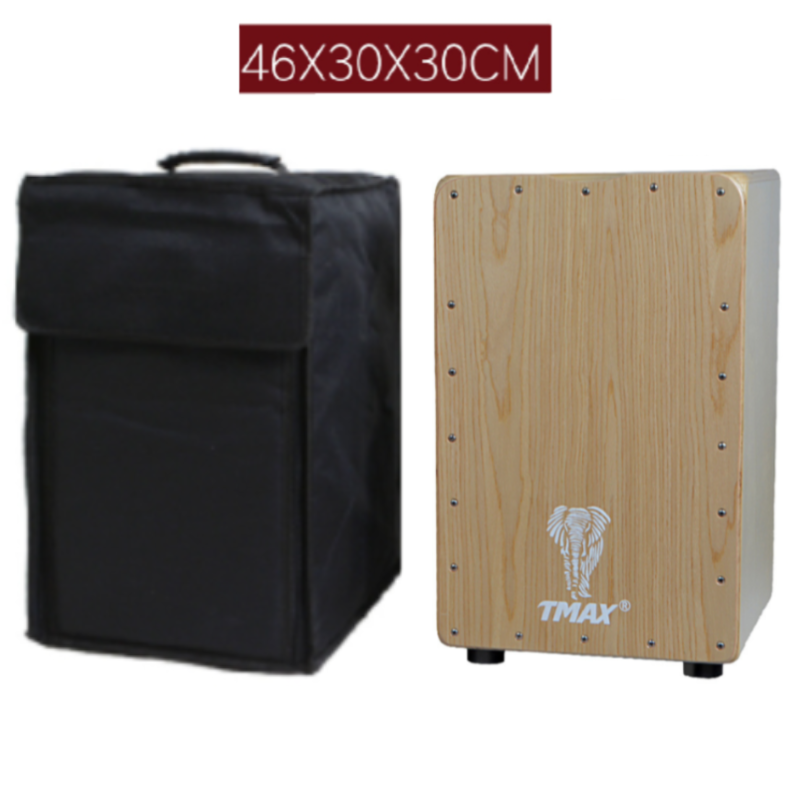 Drum - Cajon Drum 46 cm * 30 cm * 30 cm - Wood Color