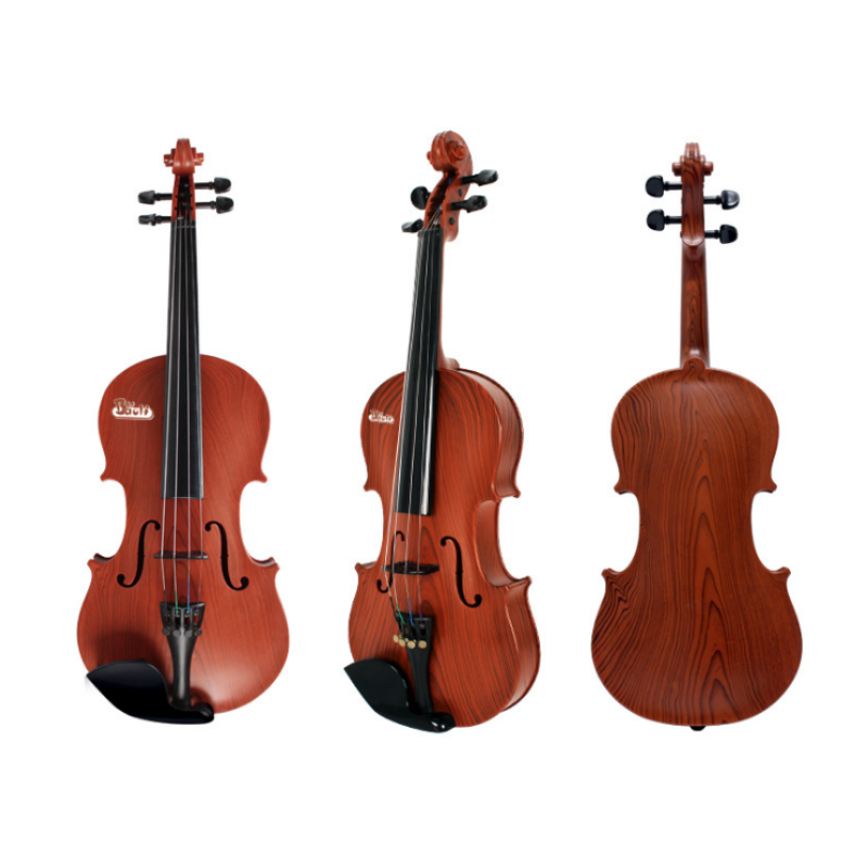 Children Violin with 4 Adjustable Strings and Bow for Beginner Learning