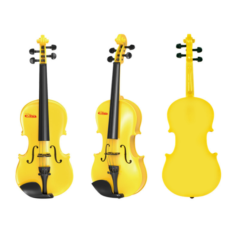 Children Violin with 4 Adjustable Strings and Bow for Beginner Learning