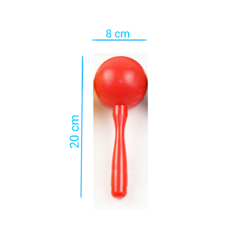 Percussion Rattles - Maracas - Plastic Rumba Shaker 1 Piece