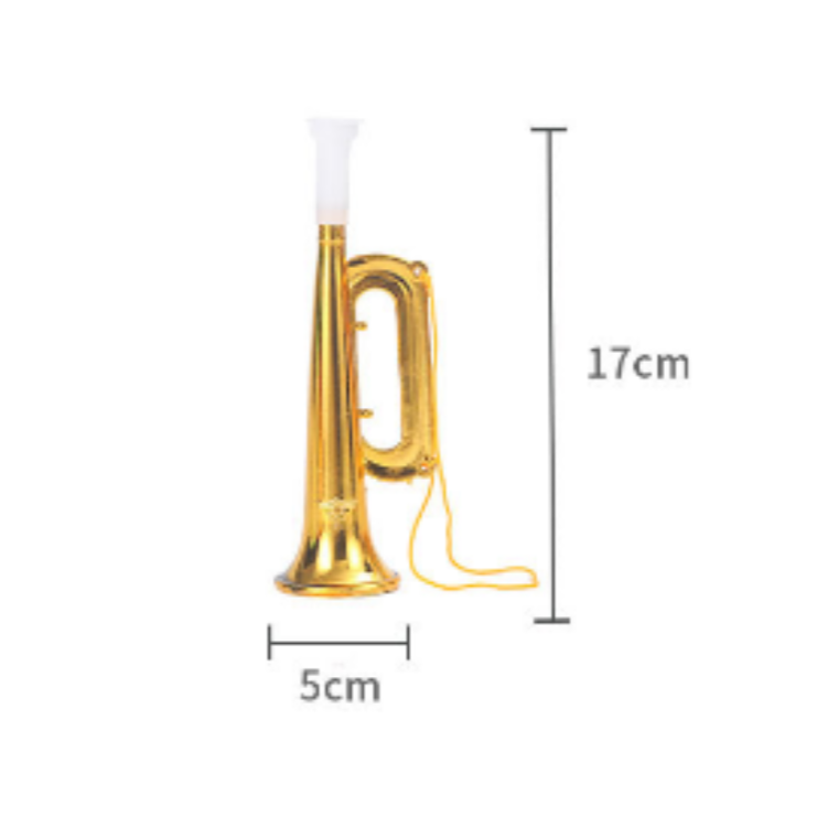 Children Trumpet - Shiny Plastic Blow Horn