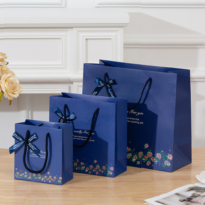 Premium Gift Bags with Handles for All Occasions - Dark Blue Gift Bag